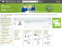Tablet Screenshot of esolonline.tki.org.nz