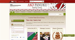 Desktop Screenshot of akopanuku.tki.org.nz