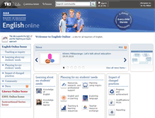 Tablet Screenshot of englishonline.tki.org.nz