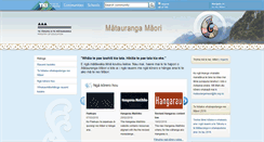 Desktop Screenshot of mataurangamaori.tki.org.nz
