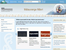 Tablet Screenshot of mataurangamaori.tki.org.nz