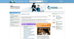 Desktop Screenshot of ncea.tki.org.nz