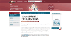Desktop Screenshot of literacyprogressions.tki.org.nz