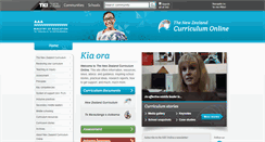 Desktop Screenshot of nzcurriculum.tki.org.nz